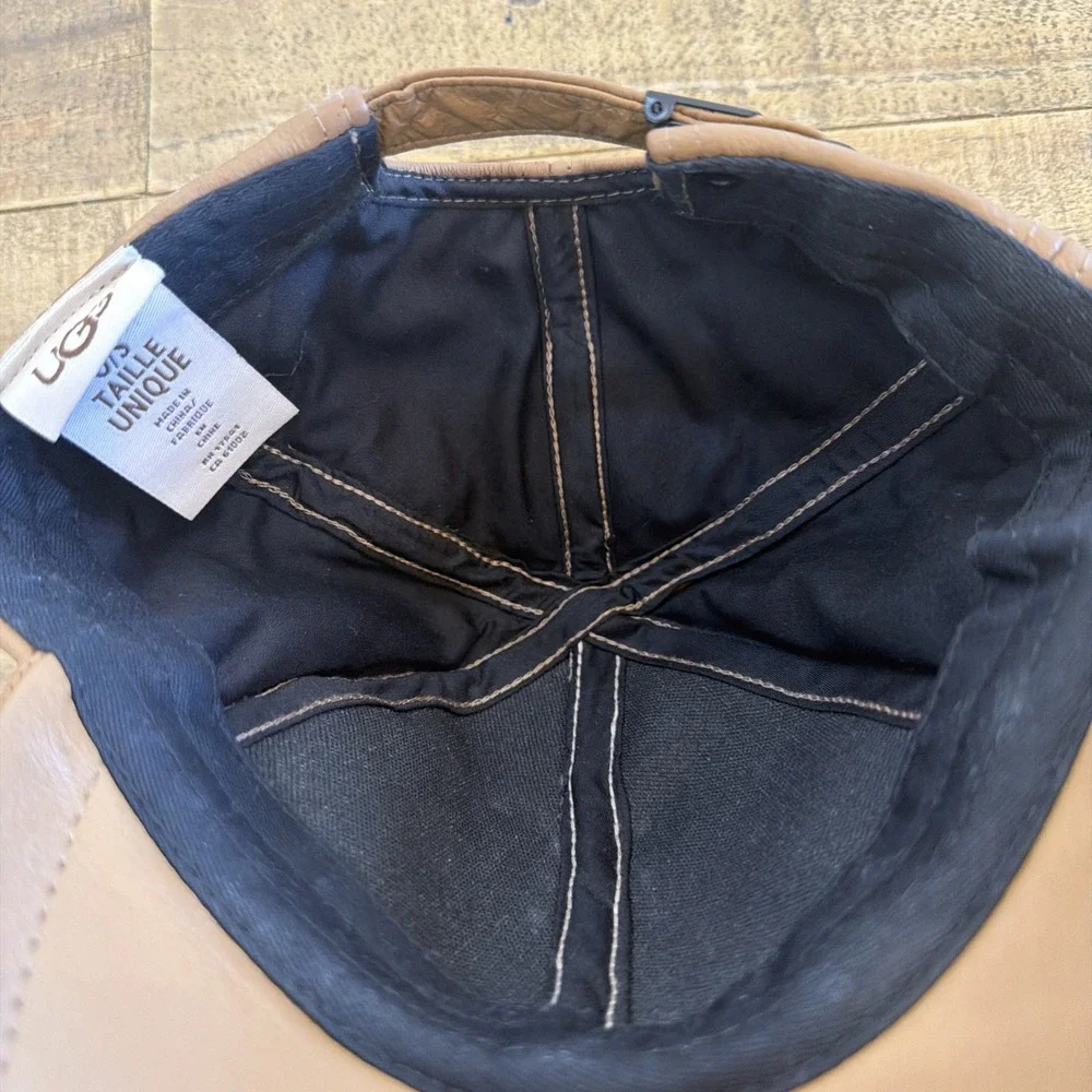 UGG Australia Unisex Shearling Sheepskin Baseball Cap Adjustable O/S Original
